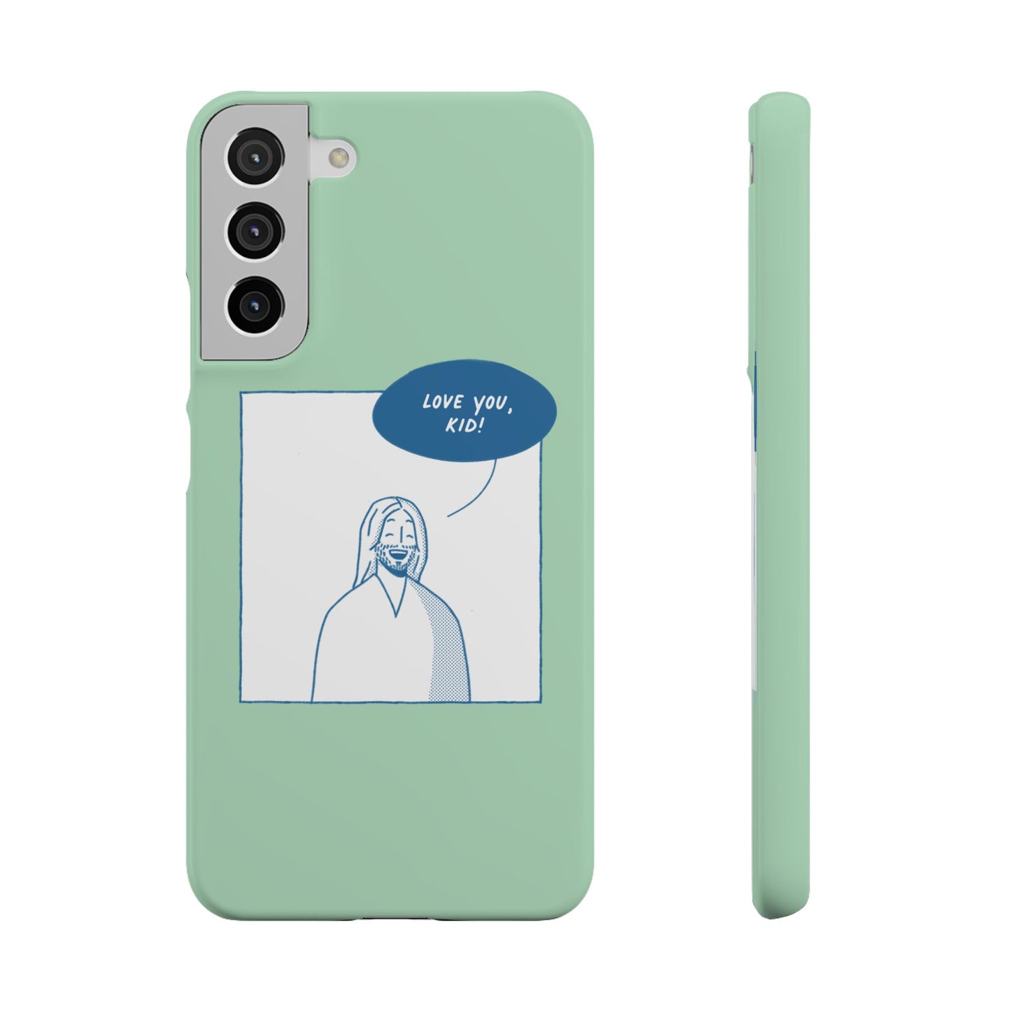 Phone Case – Jesus Loves You [Mint]