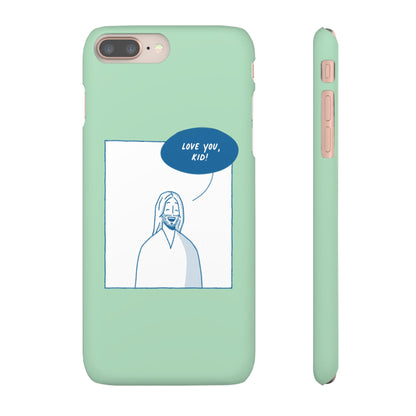 Phone Case – Jesus Loves You [Mint]