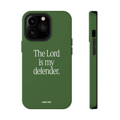 "The Lord Is My Defender" Phone Case