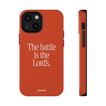 "The Battle is the Lord's" Phone Case
