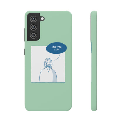 Phone Case – Jesus Loves You [Mint]
