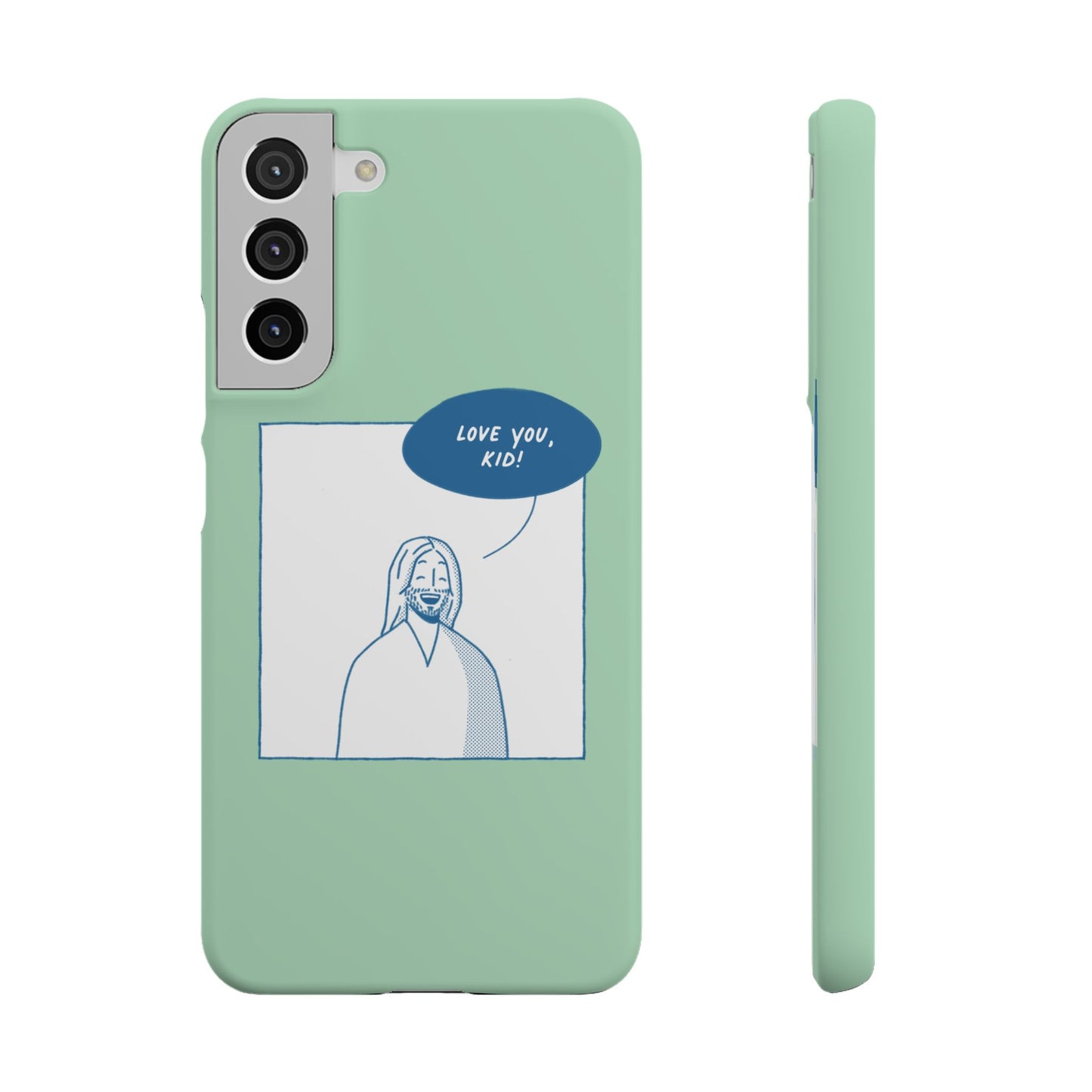 Phone Case – Jesus Loves You [Mint]