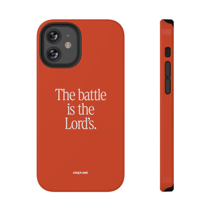 "The Battle is the Lord's" Phone Case