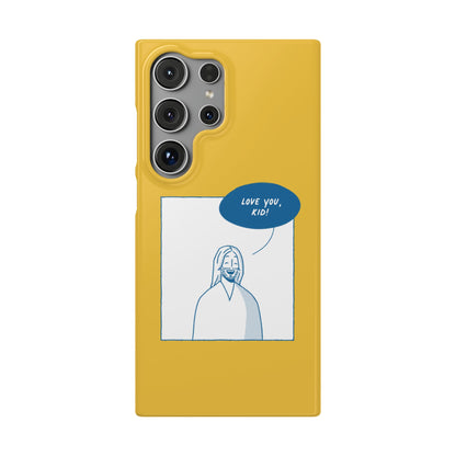 Phone Case – Jesus Loves You [Canary]