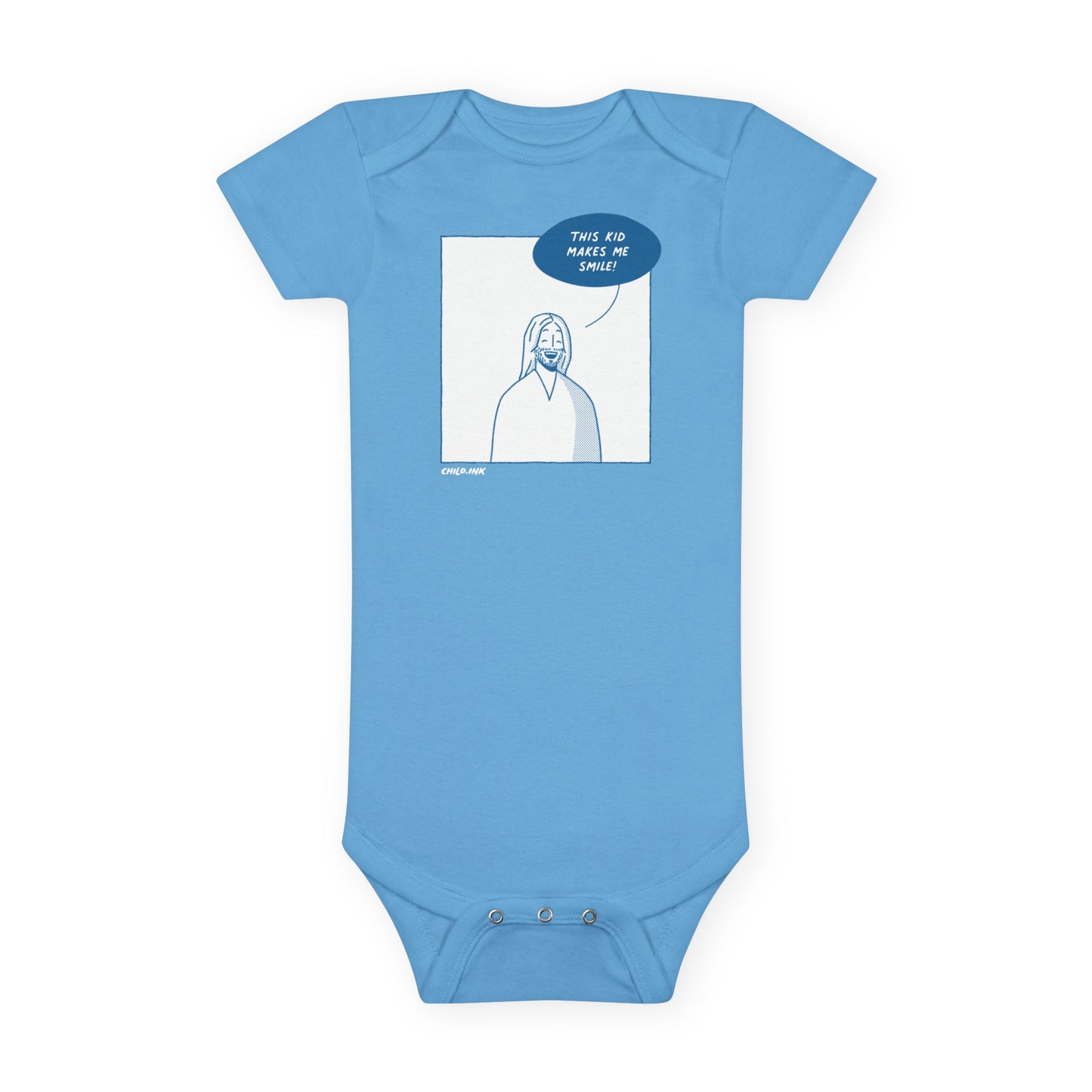 Baby Short Sleeve Onesie® – Smile
