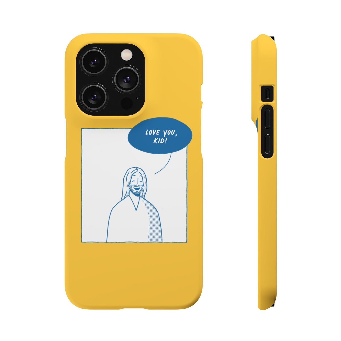 Phone Case – Jesus Loves You [Canary]