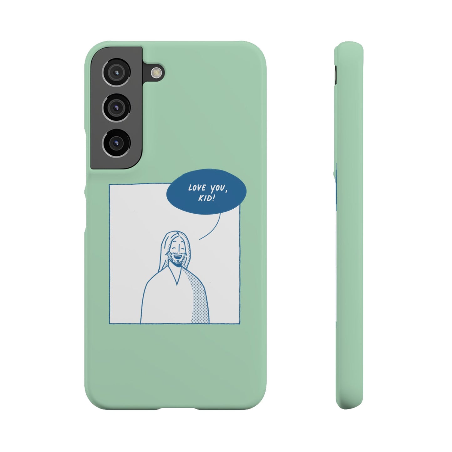 Phone Case – Jesus Loves You [Mint]