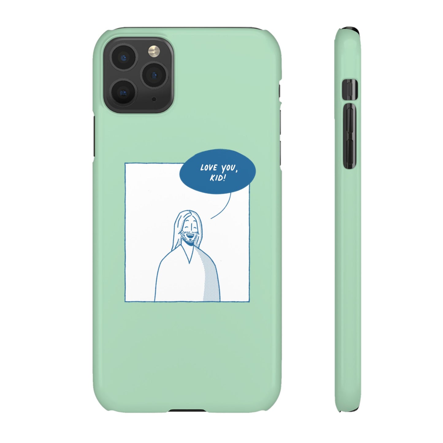 Phone Case – Jesus Loves You [Mint]