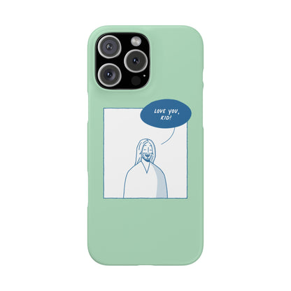 Phone Case – Jesus Loves You [Mint]