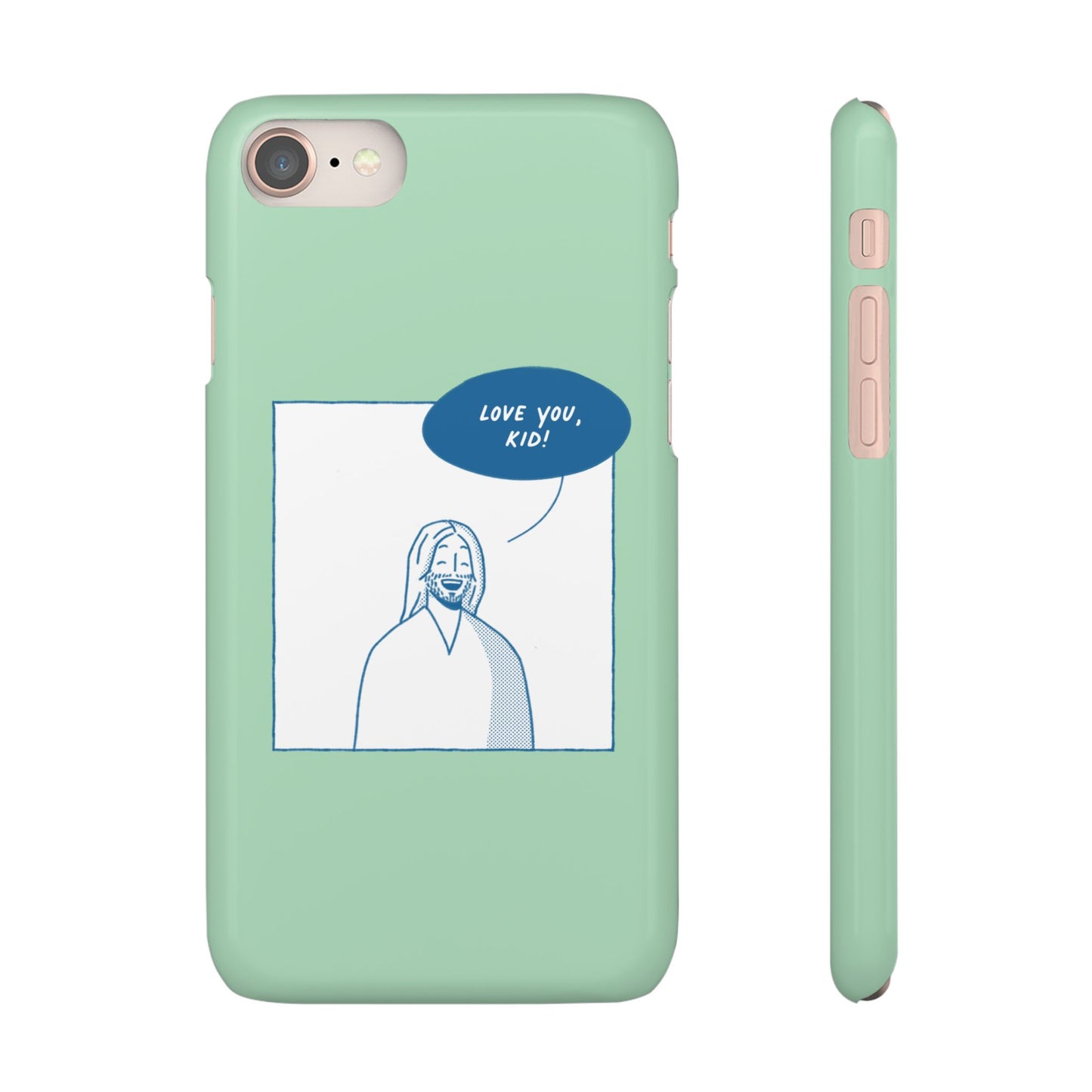 Phone Case – Jesus Loves You [Mint]