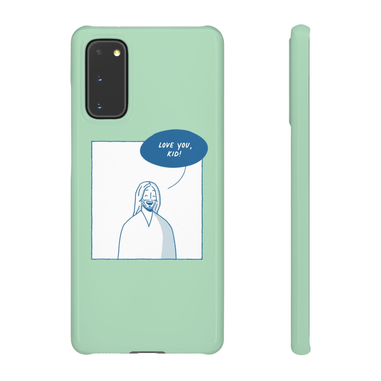 Phone Case – Jesus Loves You [Mint]