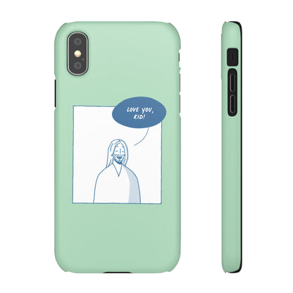 Phone Case – Jesus Loves You [Mint]