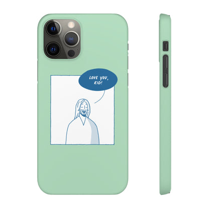 Phone Case – Jesus Loves You [Mint]