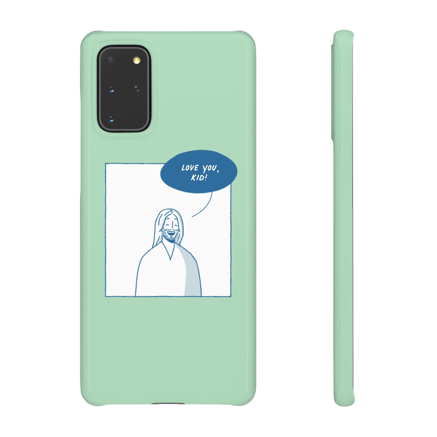 Phone Case – Jesus Loves You [Mint]