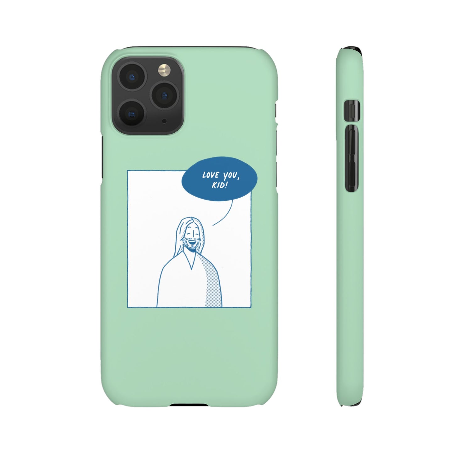 Phone Case – Jesus Loves You [Mint]