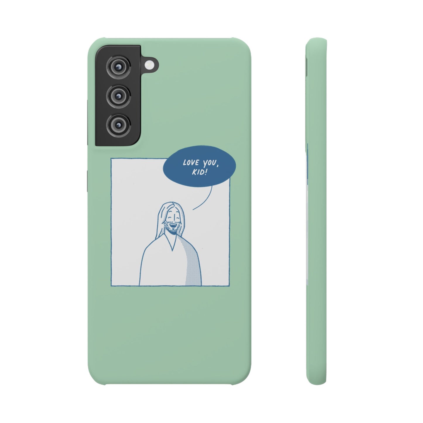 Phone Case – Jesus Loves You [Mint]