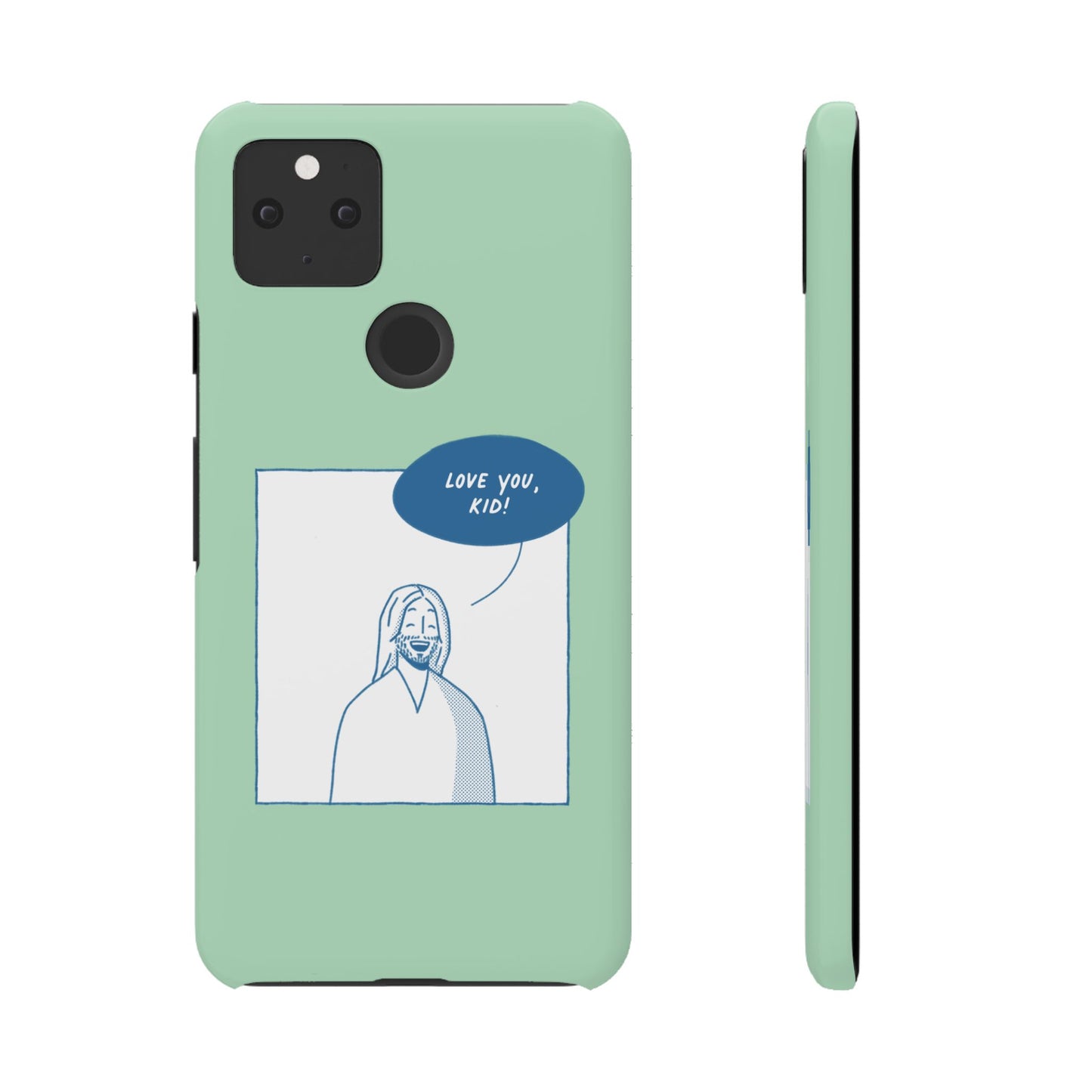 Phone Case – Jesus Loves You [Mint]