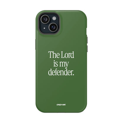 "The Lord Is My Defender" Phone Case